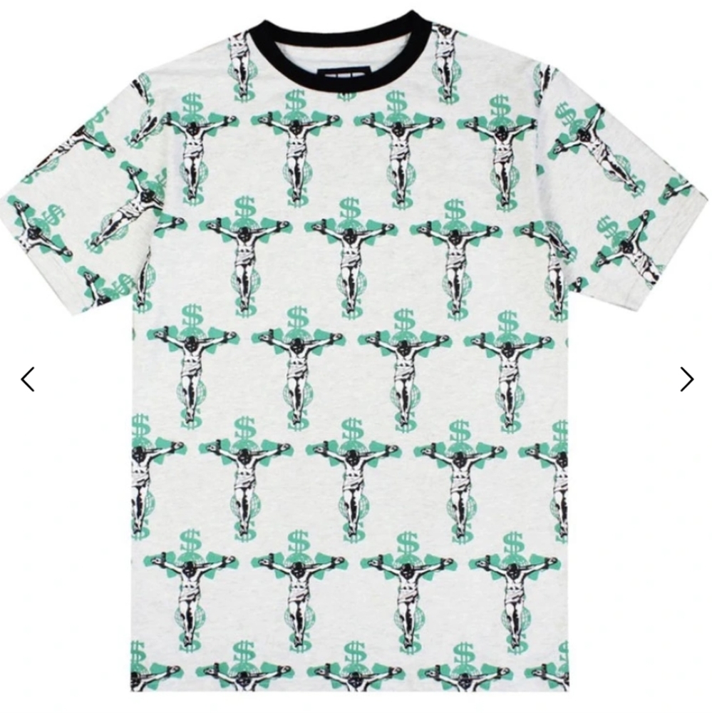 Rare! FTP All Over Crucifix Tee Shirt